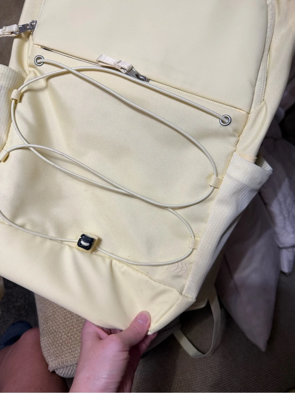 Classic Everyday Yellow Backpack - Women's Bag